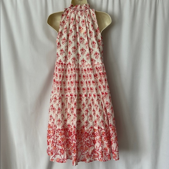 Ro's Garden NWT Red Floral Sofia Sleeveless Ruffle Short Dress **Size XS** 🌺🌺 - Picture 2 of 9